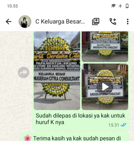 Pengiriman Papan Bunga Duka Kalimati Pituruh