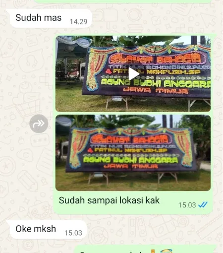 Pengiriman Papan Bunga Kalimati Pituruh